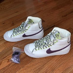 WORN 2x nike women all court high tops